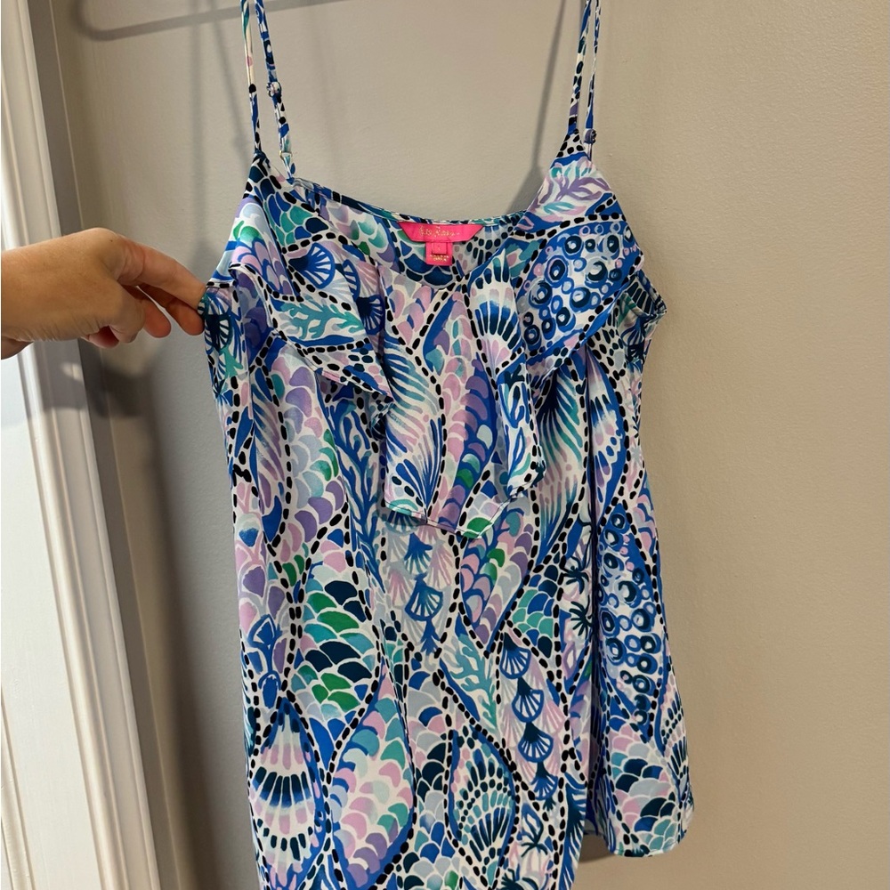 Lilly Pulitzer, NWOT, Featherweight strap tank, size L